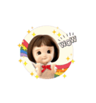おチビwarashiちゃんの動く応援スタンプ（個別スタンプ：3）