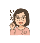 おっとりももちゃんのスタンプ（個別スタンプ：3）
