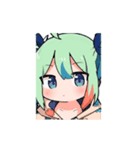 動く！ゆるギャル（個別スタンプ：1）