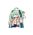 動く！ゆるギャル（個別スタンプ：15）