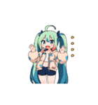 動く！ゆるギャル（個別スタンプ：21）