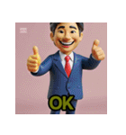 カラフル粘土キャラ劇場（個別スタンプ：2）