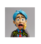 カラフル粘土キャラ劇場（個別スタンプ：9）
