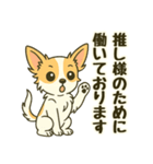 推し活/敬語 推しのいるチワワの日常（個別スタンプ：14）