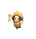 ぴよぴよ！ひよこ女子の大冒険（個別スタンプ：14）