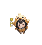ぴよぴよ！ひよこ女子の大冒険（個別スタンプ：16）