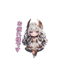 まっしろ天使、降臨！（個別スタンプ：6）