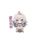 まっしろ天使、降臨！（個別スタンプ：13）