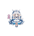 まっしろ天使、降臨！（個別スタンプ：15）