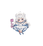 まっしろ天使、降臨！（個別スタンプ：19）