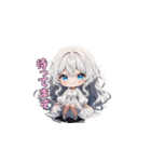 まっしろ天使、降臨！（個別スタンプ：34）