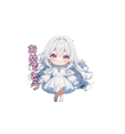 まっしろ天使、降臨！（個別スタンプ：37）