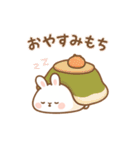 ふわふわもちうさ・春夏秋冬スタンプ（個別スタンプ：3）