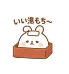 ふわふわもちうさ・春夏秋冬スタンプ（個別スタンプ：34）