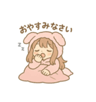 ゆるふわルームウェアガール（個別スタンプ：2）