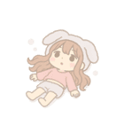 ゆるふわルームウェアガール（個別スタンプ：8）