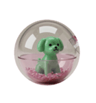 いぬいぬカプセルトイ（個別スタンプ：3）