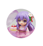 紫の精霊みなみちゃんカプセルトイ（個別スタンプ：2）
