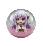 紫の精霊みなみちゃんカプセルトイ（個別スタンプ：4）