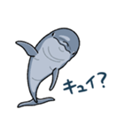 イルカは半球睡眠（個別スタンプ：28）