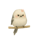 ふわふわシマエナガのまいにち。（個別スタンプ：9）