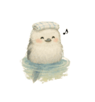 ふわふわシマエナガのまいにち。（個別スタンプ：12）
