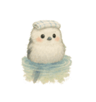 ふわふわシマエナガのまいにち。（個別スタンプ：16）