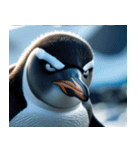 文字なしのペンギンスタンプ（個別スタンプ：1）
