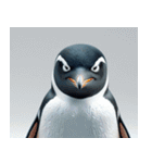 文字なしのペンギンスタンプ（個別スタンプ：12）