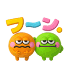 カラフルモンスター♡毎日使えるあいづち（個別スタンプ：19）