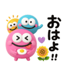 カラフルモンスター♡毎日使えるあいづち（個別スタンプ：30）