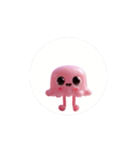 ピンクゼリーモンスター（個別スタンプ：4）