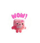 ピンクゼリーモンスター（個別スタンプ：7）