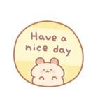かわいいハムスターの英語（個別スタンプ：3）