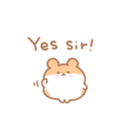 かわいいハムスターの英語（個別スタンプ：7）