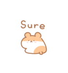 かわいいハムスターの英語（個別スタンプ：8）