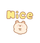 かわいいハムスターの英語（個別スタンプ：14）