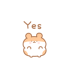 かわいいハムスターの英語（個別スタンプ：19）