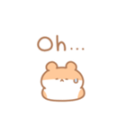 かわいいハムスターの英語（個別スタンプ：23）