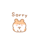 かわいいハムスターの英語（個別スタンプ：25）