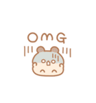 かわいいハムスターの英語（個別スタンプ：27）