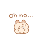 かわいいハムスターの英語（個別スタンプ：28）