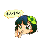 スペード帽の少女（個別スタンプ：1）