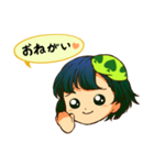 スペード帽の少女（個別スタンプ：8）