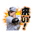 阪神タイガース ビジターユニフォームver.（個別スタンプ：25）