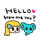 nenerin日常会話スタンプ336英語気遣い（個別スタンプ：1）