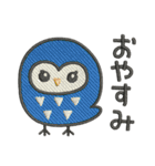 大人シンプル❤️刺繡（個別スタンプ：40）