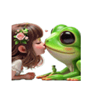 カエルくんの甘えんぼ日常（個別スタンプ：26）