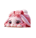 ピンクうさぎの崩壊日常（個別スタンプ：19）