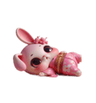 ピンクうさぎの崩壊日常（個別スタンプ：20）